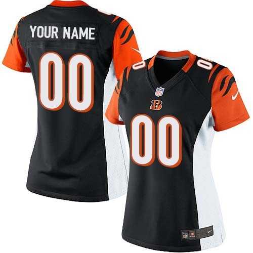 Women Nike Cincinnati Bengals Customized Black Team Color Stitched NFL Game Jersey,We sell and wholesale Women Nike Cincinnati Bengals Customized Black Team Color Stitched NFL Game Jersey on line form chian!